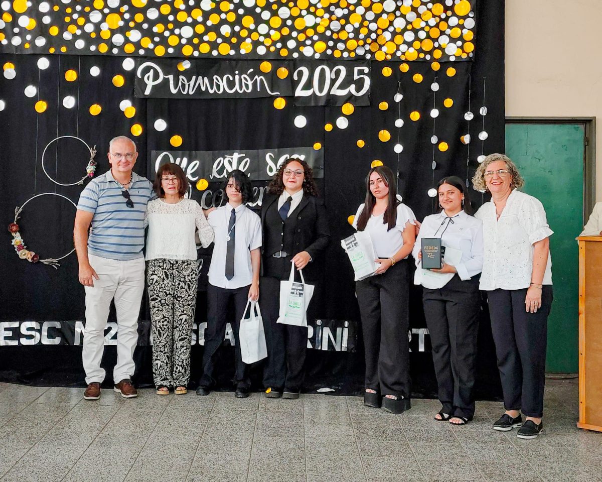 Fedem en acto colacion Escuela Secundaria N.º 22 “Raúl Scalabrini Ortiz